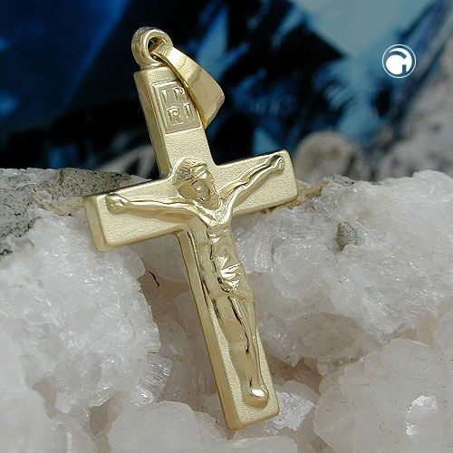 Gallay Anhänger, Kreuz mit Jesus,